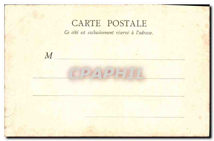 CPA Paris Rotonde du Parc Monceau  — Verso