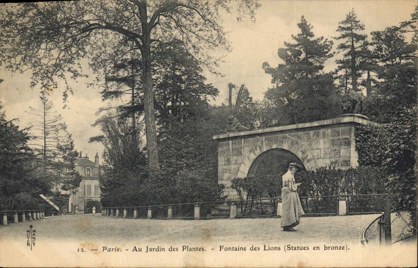 Paris — Jardin des Plantes — Fontaine des Lions (Statues en bronze) — Nancy Royer, n°12