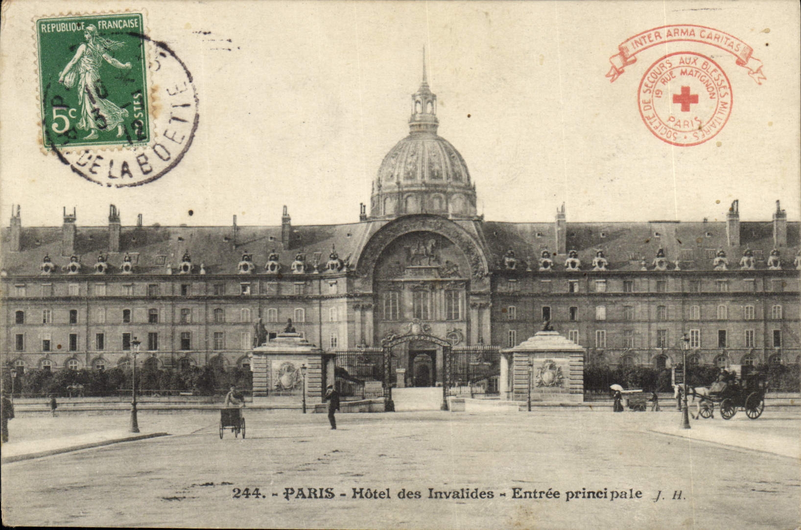 CPA Paris Hotel des Invalides Entree principale 