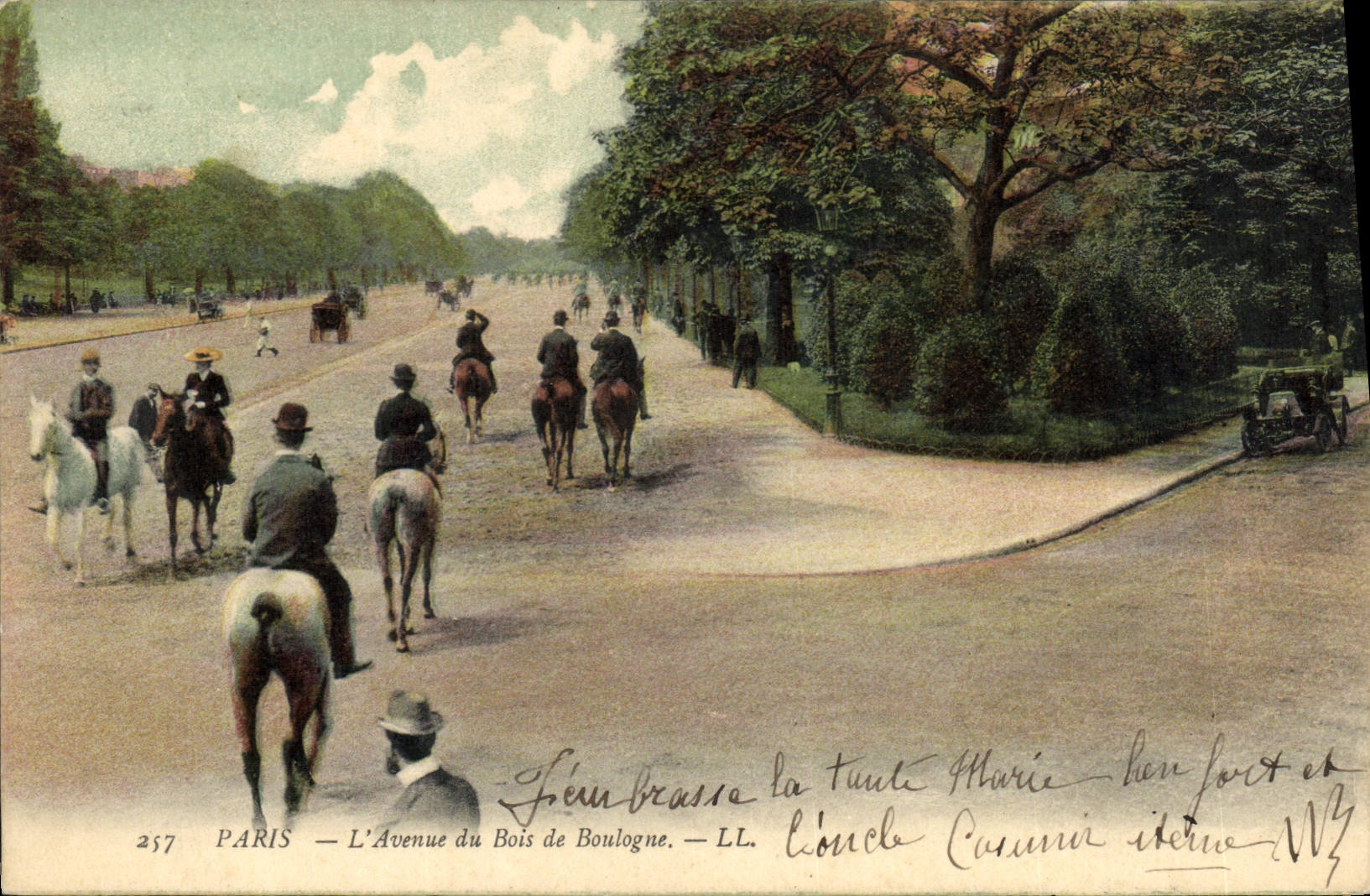 Paris — L'Avenue du Bois de Boulogne — LL. n°257