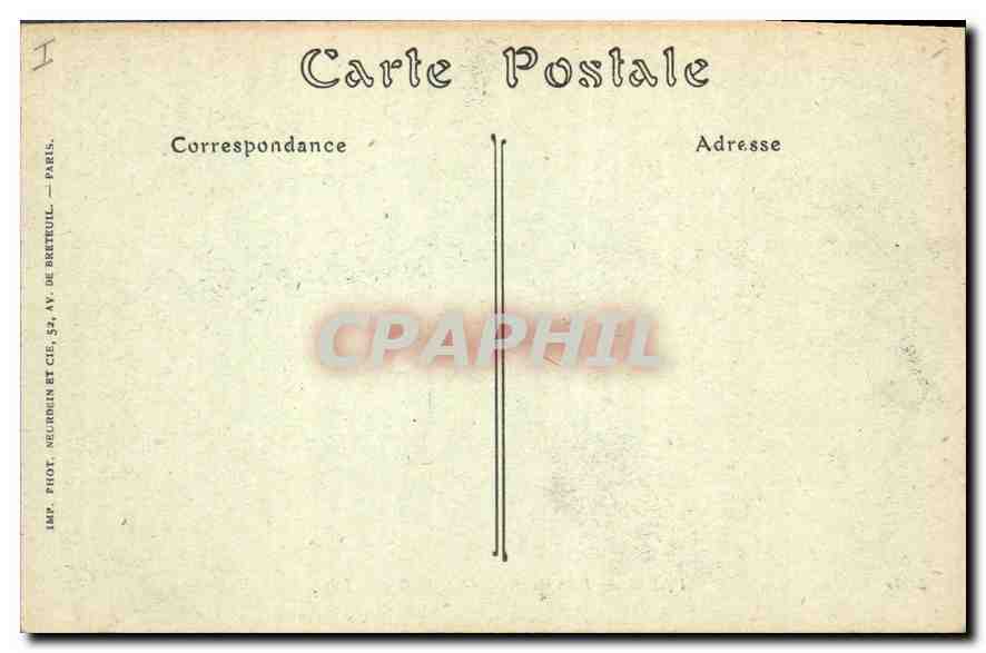 CPA Paris Bois de Boulogne le Grand Lac  — Rückseite