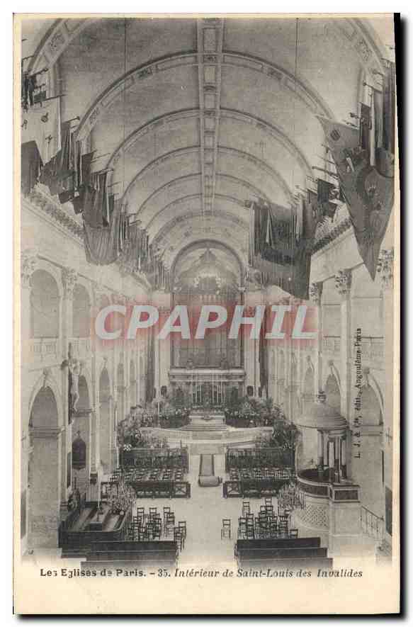 CPA Les Eglise de Paris Interieur de Saint Louis des Invalides 