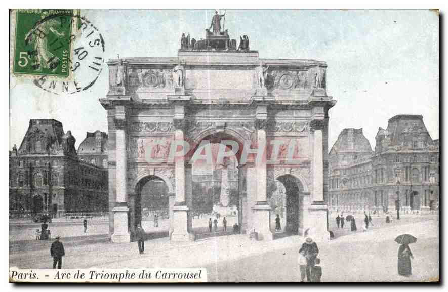 CPA Paris Arc de Triomphe du Carrousel 