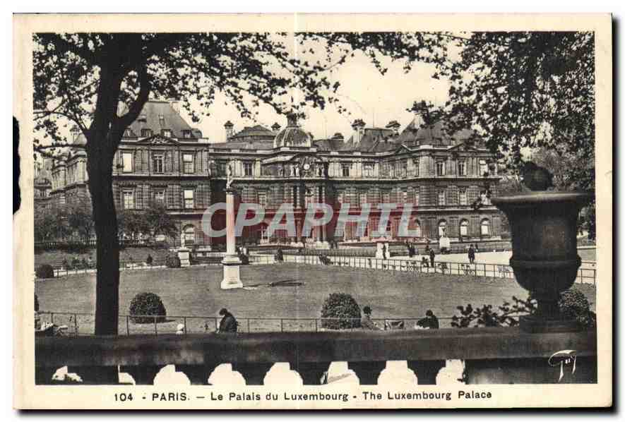 CPA Paris Le Palais du Luxembourg 