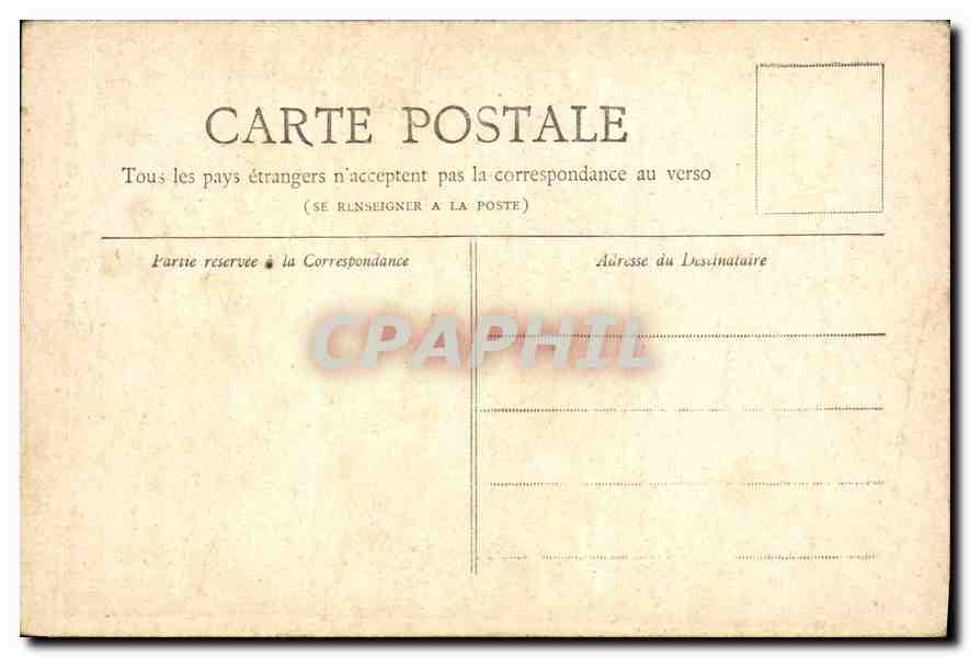 CPA Paris La Porte Saint Denis  — Verso