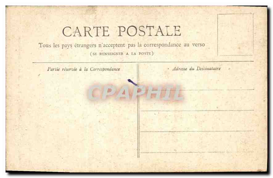 CPA Paris Notre Dame  — Verso