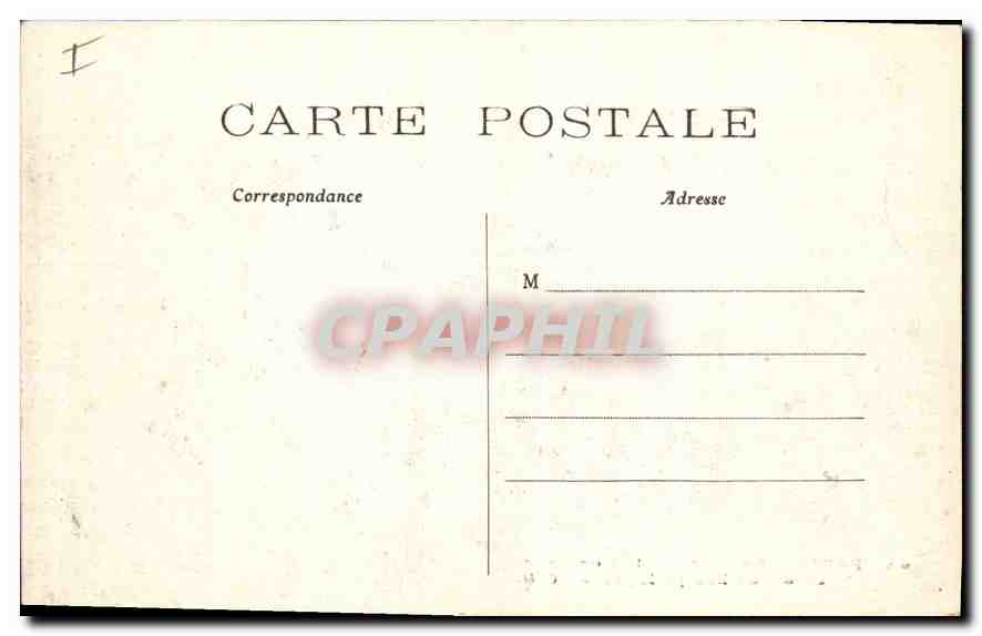 CPA Paris La Place de la Concorde vers les Champs Elysees  — Rückseite