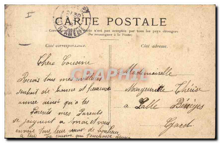 CPA Paris Le Trocadero  — Verso