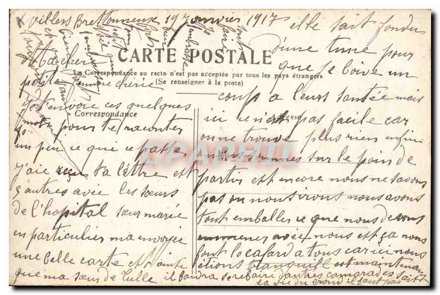 CPA Paris Le Palais de Justice et le Marche aux Fleurs  — Rückseite