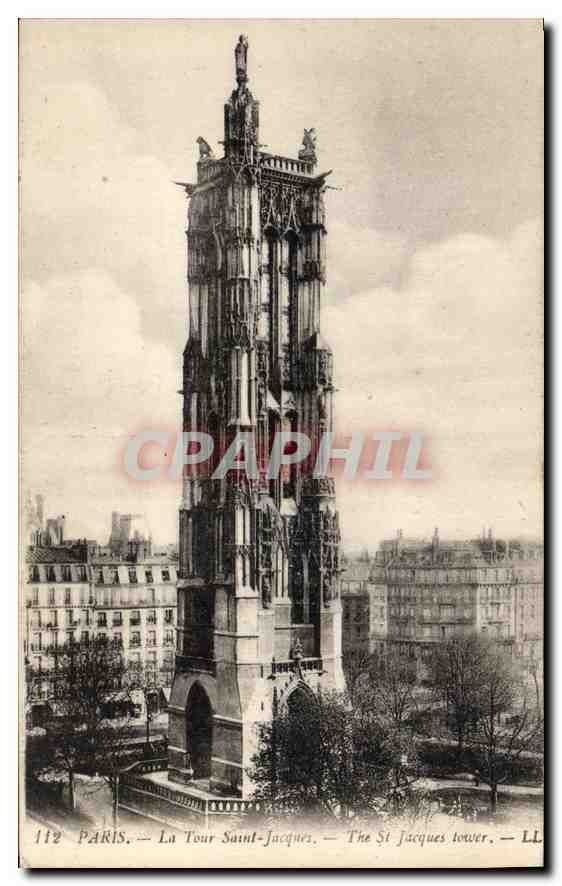 CPA Paris La Tour Saint Jacques 