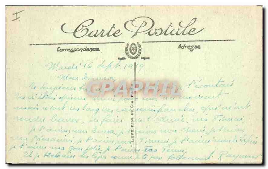 CPA Paris La Tour Saint Jacques  — Rückseite