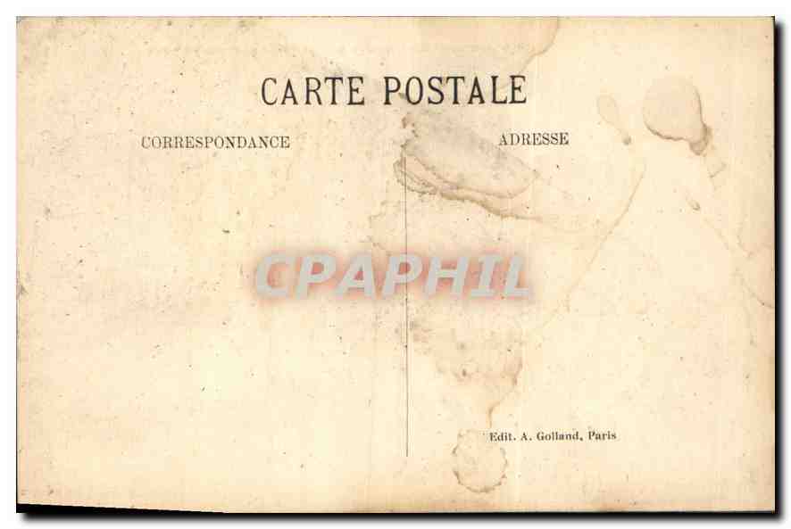 CPA Paris Colonnade du Louvre construite par Claude Perrault  — Rückseite