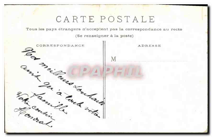 CPA Paris Le Grand Palais  — Rückseite
