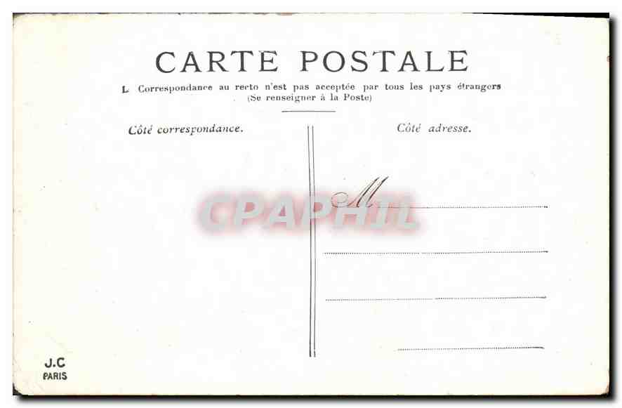 CPA Paris La Place du Palais Royal  — Rückseite