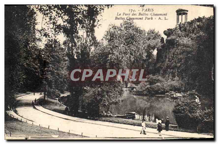 CPA Paris Le Parc des Buttes Chaumont 