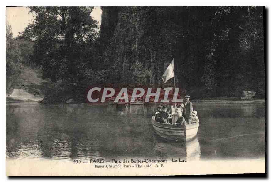 CPA Paris Parc des Buttes Chaumont Le Lac 