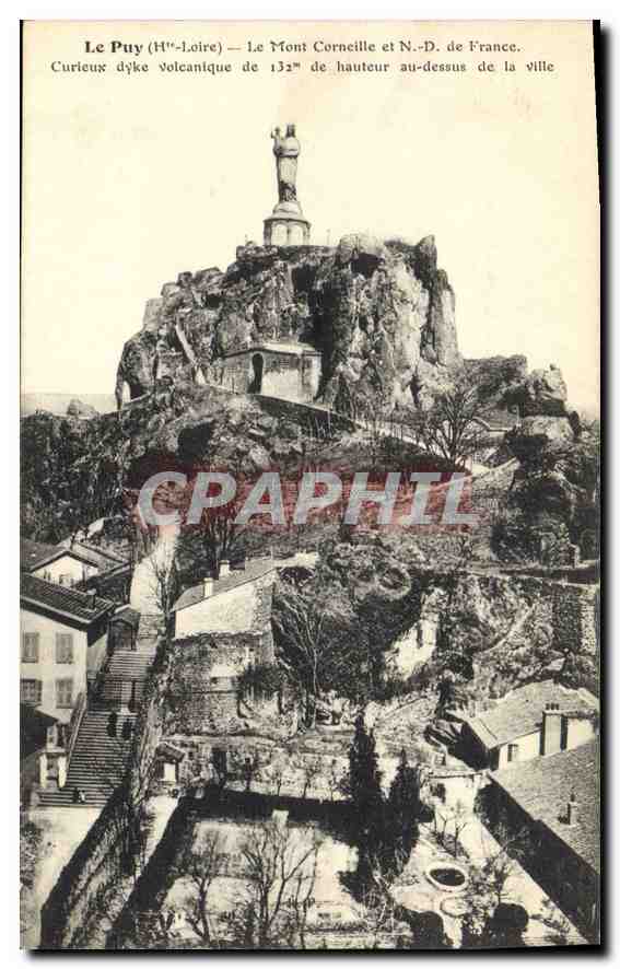 CPA Le Puy Hte Loire Le Mont Corneille et ND de France 