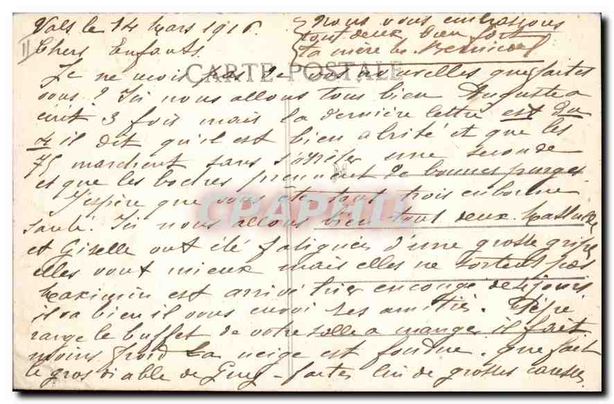 CPA Le Puy Vue generale  — Rückseite