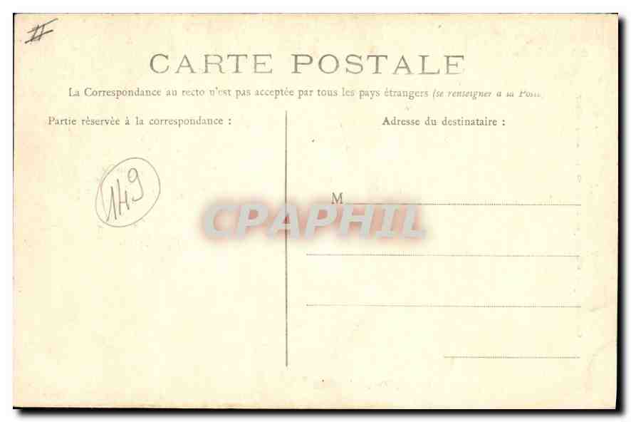 CPA Le Puy Rocher Saint Michel  — Back