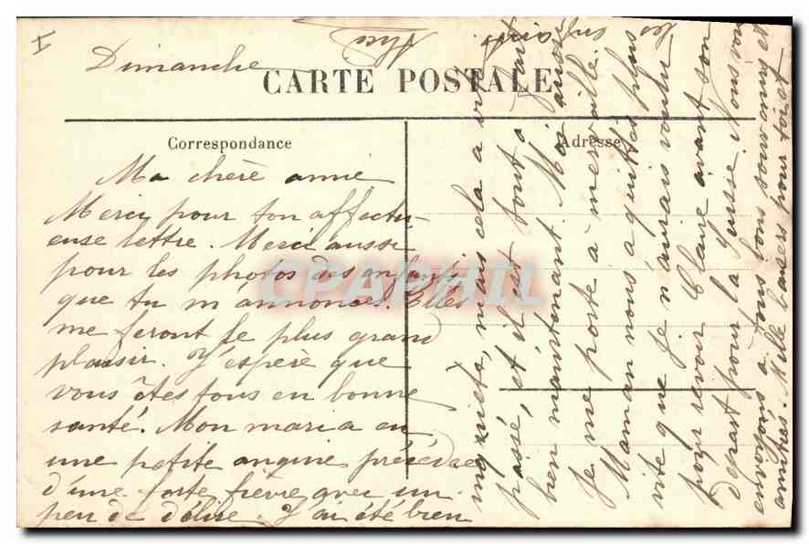 CPA Le Puy Vue generale prise de la Villa Vibert a St Marcel  — Rückseite