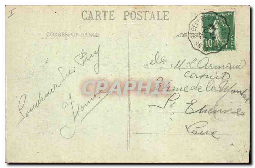 Le Puy - La Fontaine Crozatier — Verlag Le Velay Illustré, n°149 — Rückseite