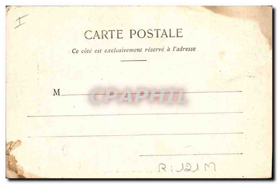 CPA Le Puy Eglise des Carmes  — Back