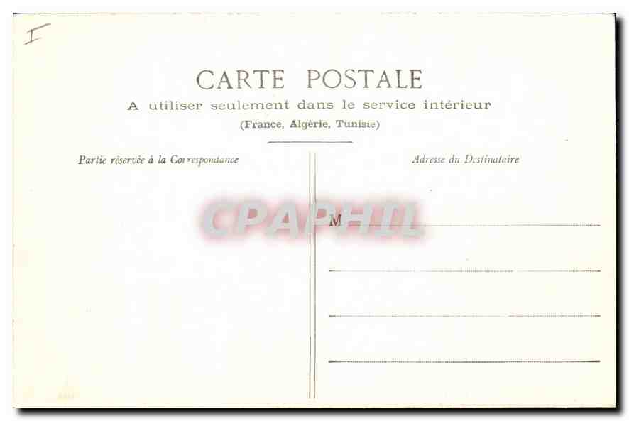 CPA Le Puy Porche meridional de la Catherale  — Rückseite