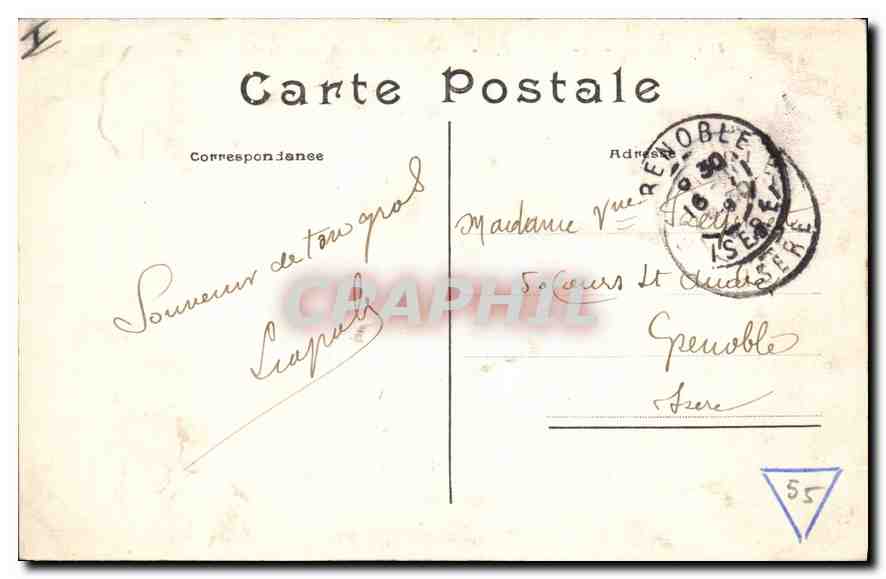 CPA Le Puy en Velay Hte Loire Le Clocher de la Cathedrale  — Rückseite