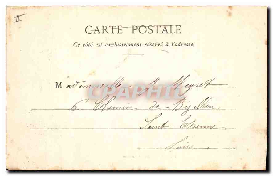 CPA Le Puy Eglise St Laurent  — Back