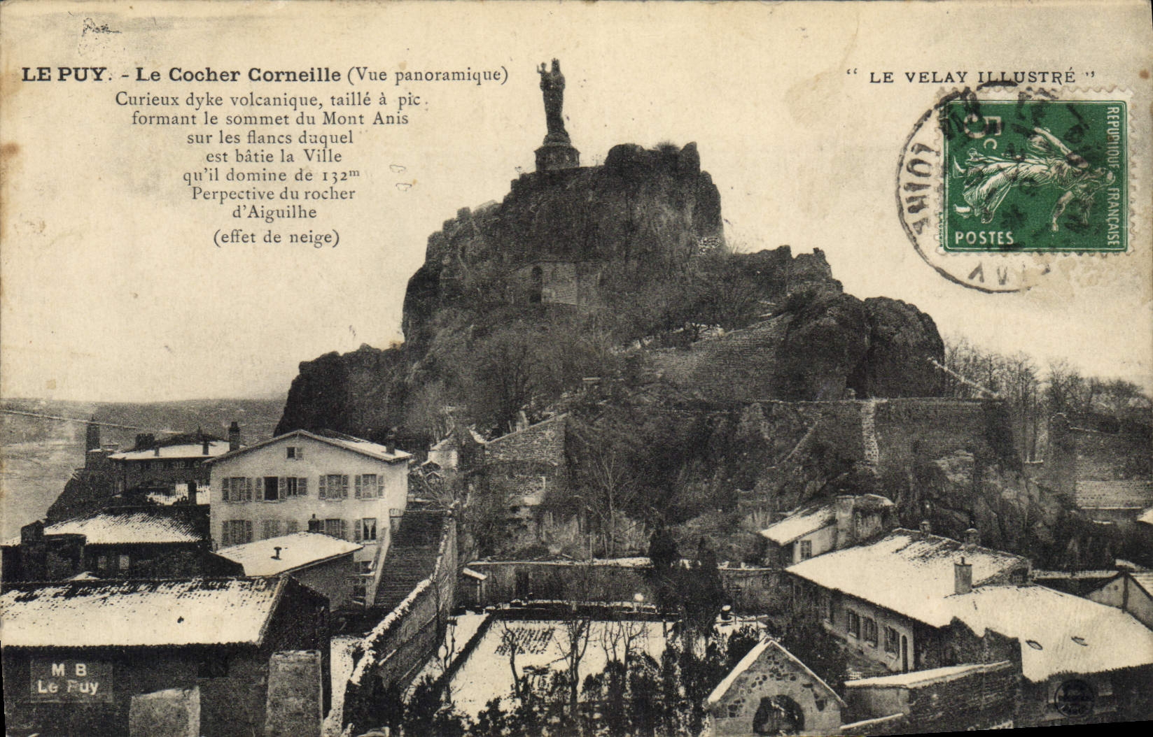 CPA Le Puy Le Clocher Corneille Vue panoramique 