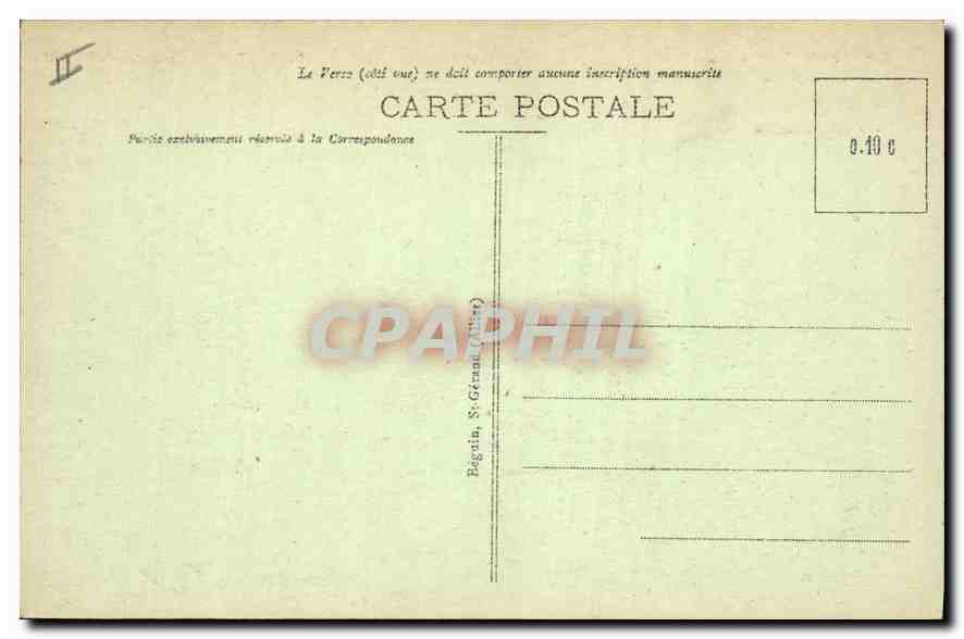 CPA Le Puy La Porte Pannessac  — Rückseite