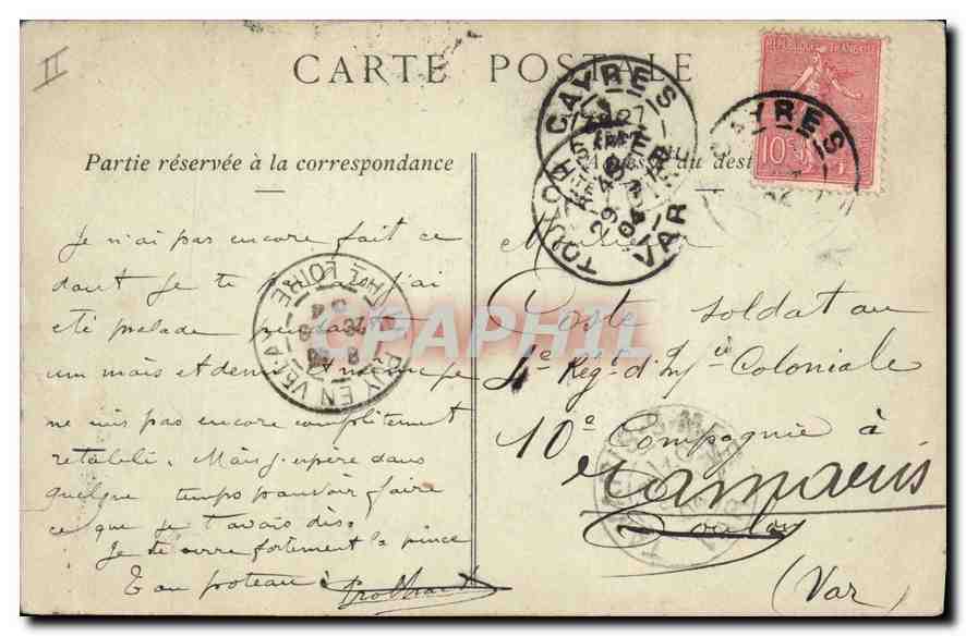CPA Le Puy Vue Generale prise du Musee  — Rückseite