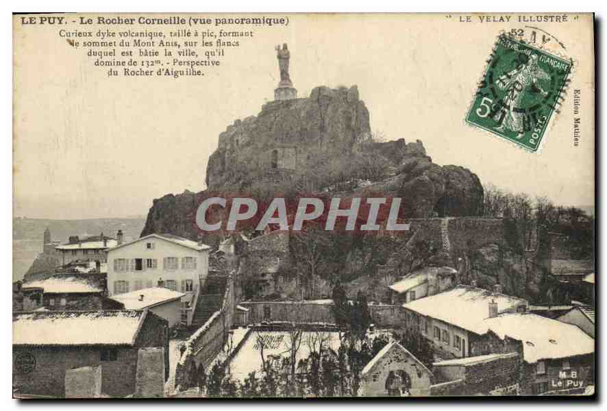 CPA Le Puy Le Rocher Corneille Vue panoramique 