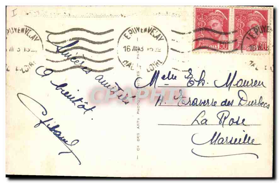 CPA Le Puy Vue generale  — Rückseite