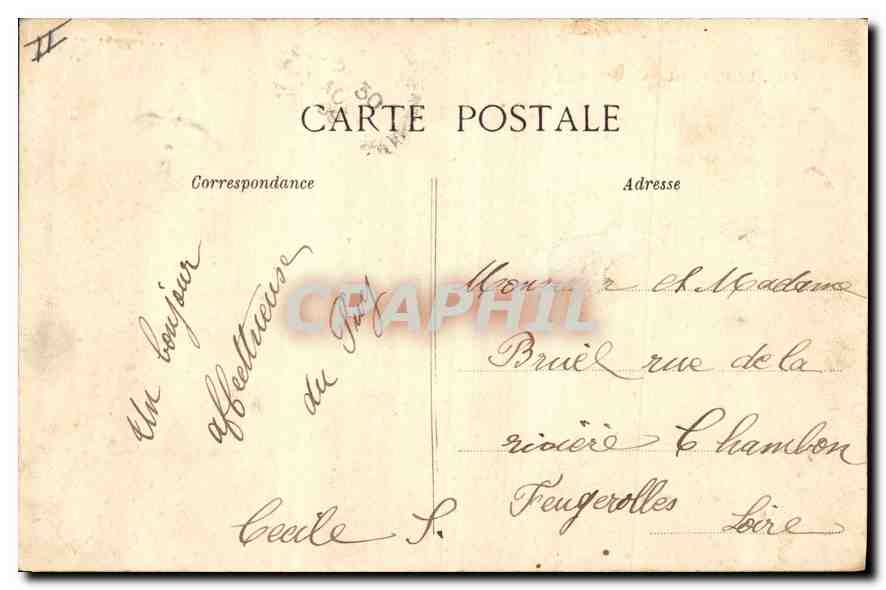 Le Puy — Le Fer à Cheval — éditeur anonyme, n° 4175 — Verso