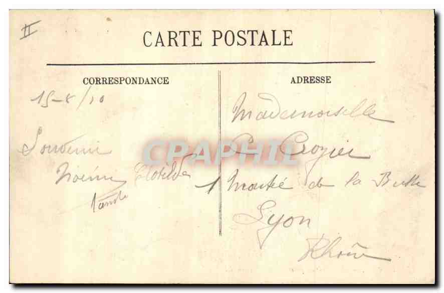 CPA Le Puy Vue generale prise de Mondou  — Back