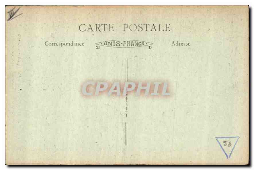 CPA Le Puy Hte Loire Montee du Seminaire et Perspective du Rocher Corneille  — Rückseite