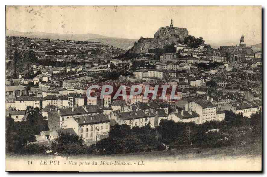 CPA Le Puy Vue prise du Mont Ronzon 
