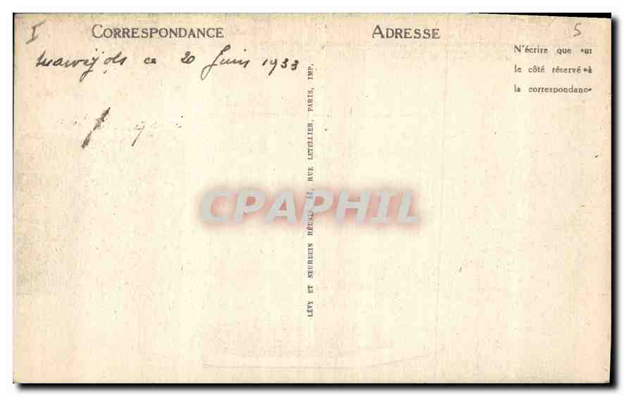 CPA Le Puy Cloitre de la Cathedrale  — Back