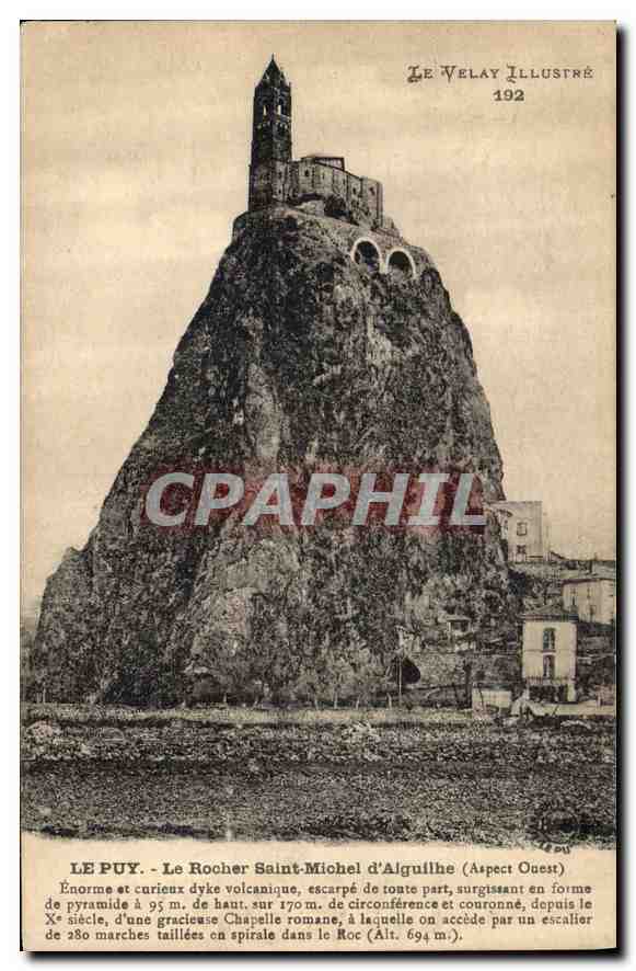 CPA Le Puy Le Rocher Saint Michel d'Aiguilhe 
