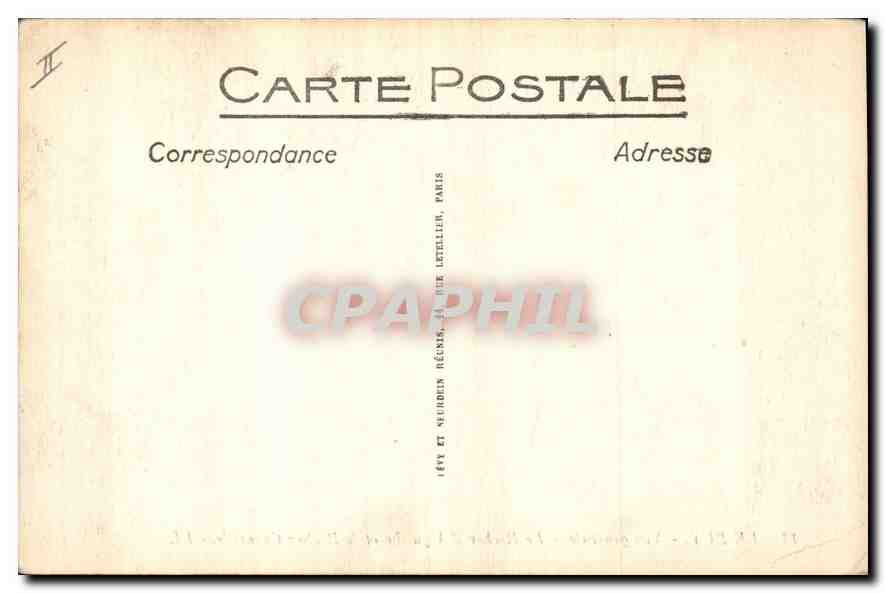CPA Le Puy Vue generale Le Rocher d'Aiguilhe et le Rocher Corneille  — Rückseite