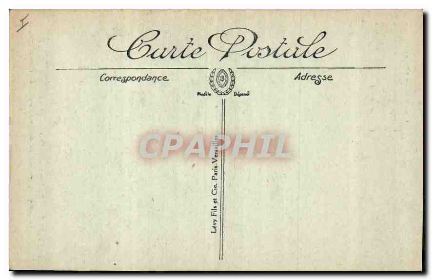 CPA Le Puy Rocher Corneille supportant a statue Monumentale de Notre Dame de France  — Back