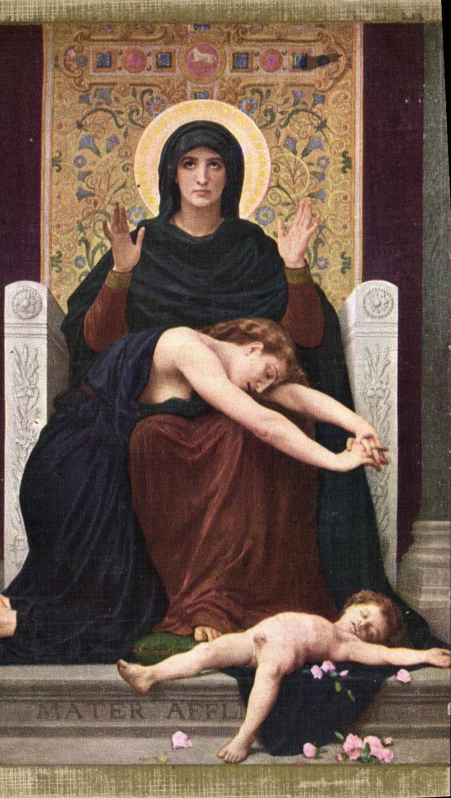 Vierge consolatrice — Virgin who consoles — Bouguereau, n°396, Musée du Luxembourg