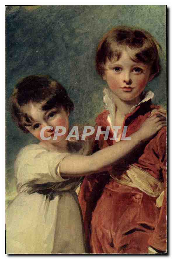 CPA Thomas Lawrence Portrait des enfants Fluyder detail Musee d'Art de Sao Paulo 