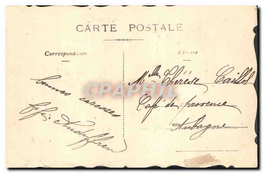 CPA Bonne Fete  — Rückseite