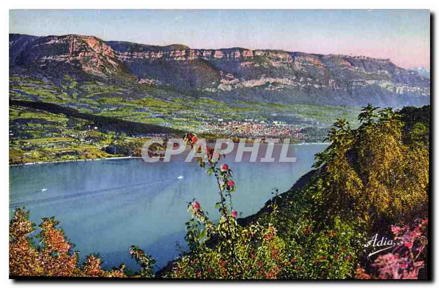 CPA Le Lac du Bourget Aix les Bains le Mont Revard et le Nivolet 