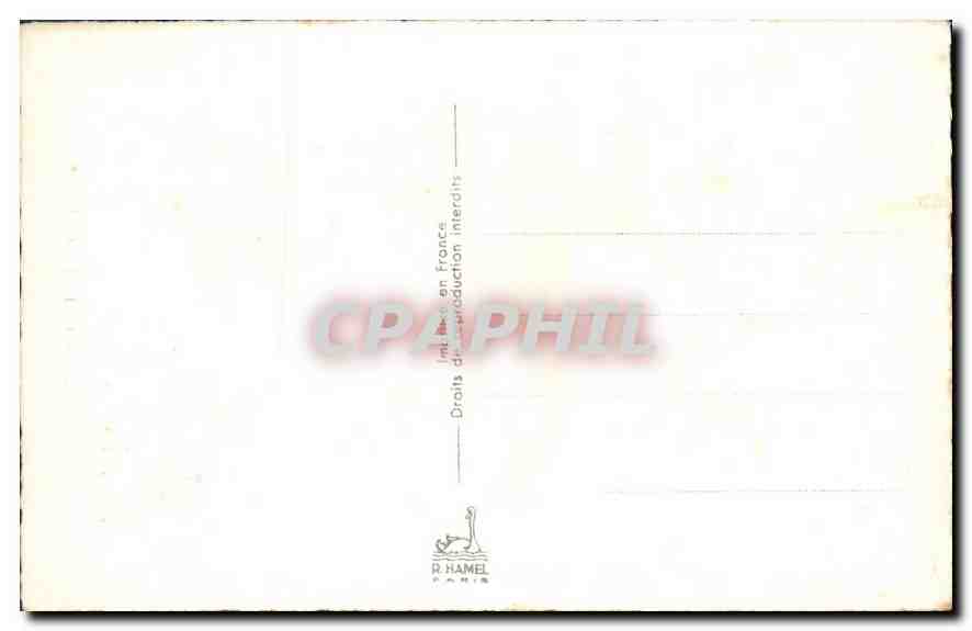 CPA Porte Bonheur Fleurs — Verso