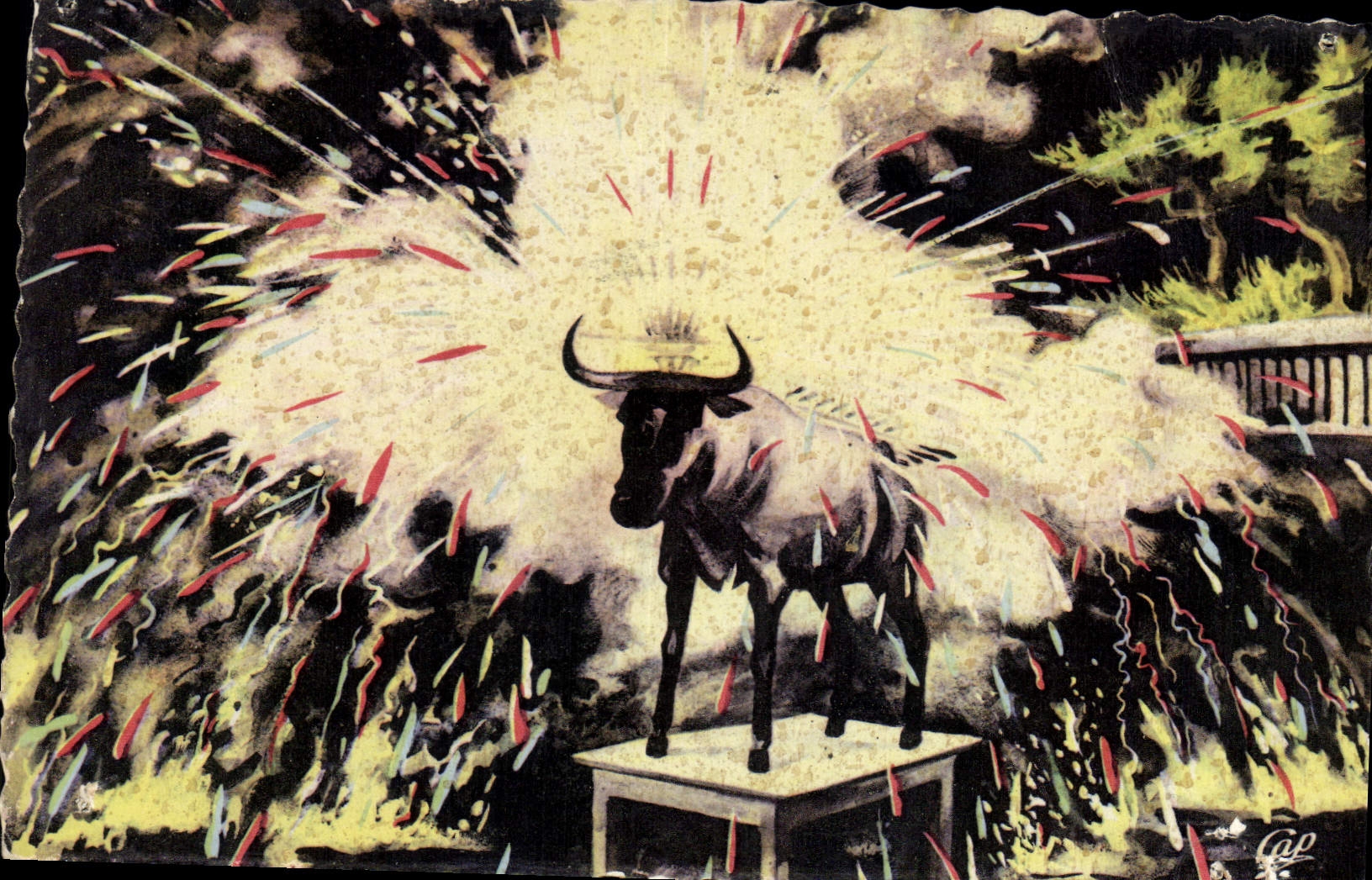 CPM Pays Basque Toro de Fuego 