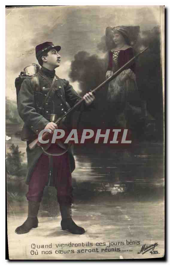 CPA Quand viendront ils ces jours benis Militaria Alsace