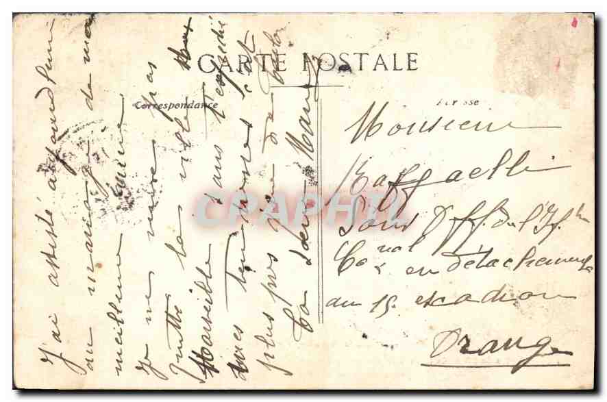 CPA Gabriel Honore Riquetts Comie de Mirabeau  — Rückseite